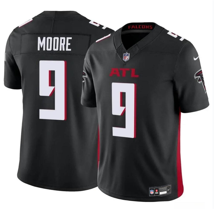 Men's Atlanta Falcons #9 Rondale Moore Black 2023 F.U.S.E Vapor Untouchable Limited Football Stitched Jersey